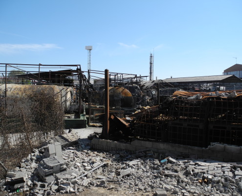 Investigación y origen de incendios industriales